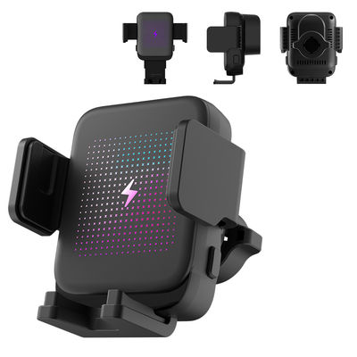 購入 強力で汎用的なマグセーフ カー マウント 充電器 RGB ライト ディスプレイ online manufacture