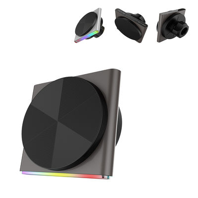 購入 Qi2 自動車用無線充電器 超薄デザイン メタル素材 9色 RGB 光効果 一手操作 急速充電 online manufacture