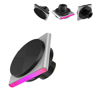 購入 メタルマグセーフ 無線充電器 車用 9色 RGB 光効果 一手操作 360度回転 online manufacture