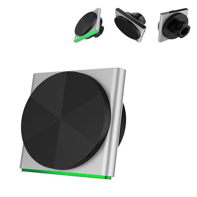 購入 iPhone 充電器 スタンド 金属素材 9 色 RGB ライト エフェクト ワイヤレス 車 搭載 急速 充電 超 薄型 デザイン online manufacture