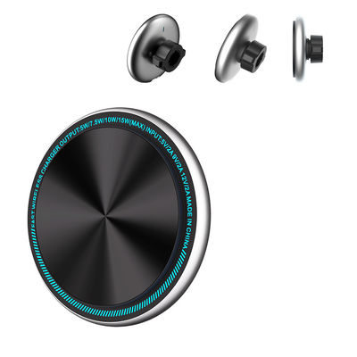 購入 メタルアンビエントライト 15w 無線充電器 カー電話ホルダー 円形とマグセーフ磁気吸入 online manufacture