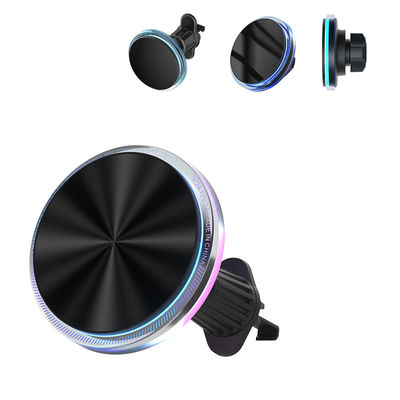 購入 Iphone Wireless Charger Crystal Ambient Light Design Magnetic Stable Car Charging Fast One Hand Operation online manufacture