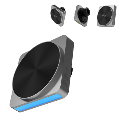 購入 QI2 全金属製車載電話ホルダー、急速充電とアンビエントライト付き online manufacture