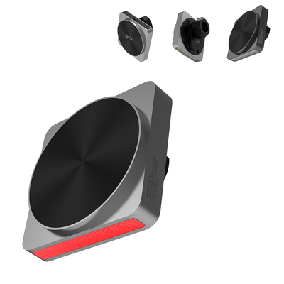 購入 Q2 Wireless Charger All-Metal Design 15w Fast Charging Car Magnetic Wireless Charger Ambient Light Projection online manufacture