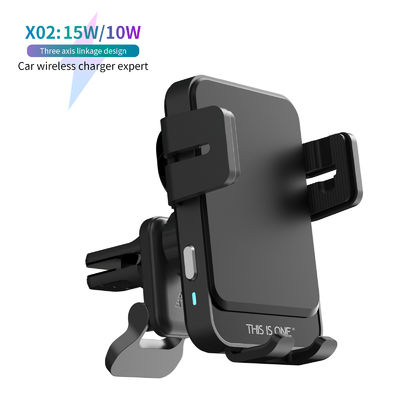購入 Auto Clamping Wireless Car Phone Holder with Coil Alignment and Smart Tracking for Universal Compatibility online manufacture