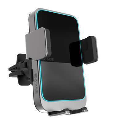 購入 Aluminum Alloy iPhone Wireless Charger with 12-24V Voltage and FOD Automatic Recognition for Hands-Free Car Use online manufacture