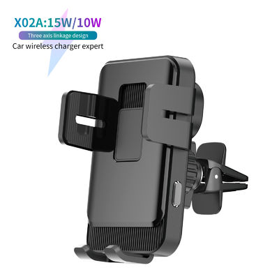購入 12-24V Auto-Clamping Wireless Car Charger with 1 Year Warranty and Qi Fast Charging Car Phone Holder online manufacture
