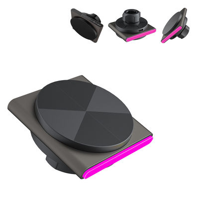 iPhone 無線充電器 QI2 超薄型デザイン ピックアップランプ メタル 超強い磁気吸着 360度回転 急速充電