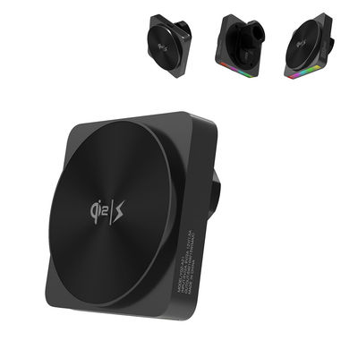 QI2 一部伸縮式全金属デザイン 下部 RGB 周囲ライト 投影 中央制御 車 磁気無線充電器 電話 充電 ライト 常に 9 ライト カラー 切り替え 15w 急速充電