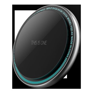 12-24V Voltage 1 Year Warranty Type C Connection Magnetic Phone Mount Wireless Car Charger with 360 Degree Adjustable and Cool Lighting Effects for BMW