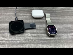 2対1 超強い磁気 ワイヤレス充電 折りたたむ電話ホルダー 旅行 ビジネス ポータブル